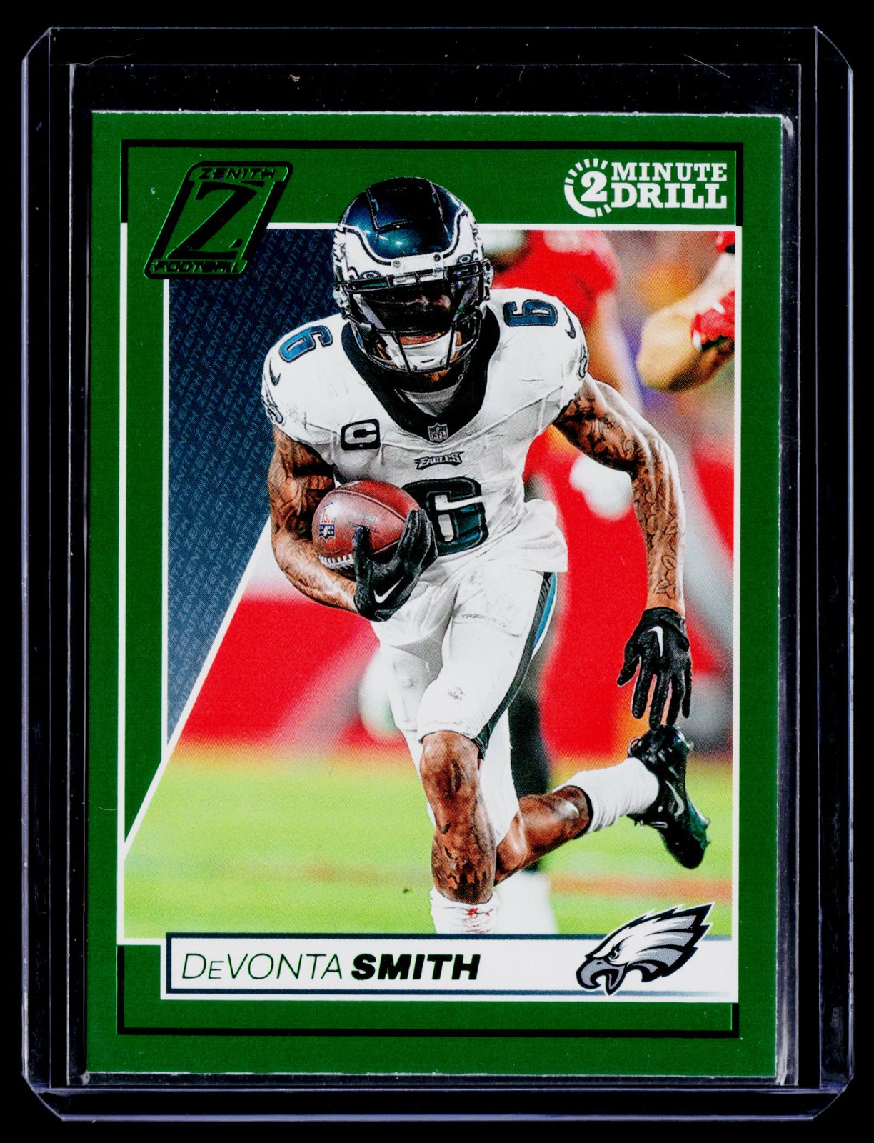 2024 Panini Zenith #81 DeVonta Smith Two Minute Drill