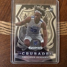 2020-21 Prizm Draft Picks Precious Achiuwa RC Crusade Memphis Tigers #88 Rookie