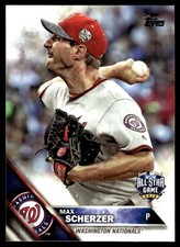 Max Scherzer 2016 Topps Update  #US19 Washington Nationals FREE SHIPPING