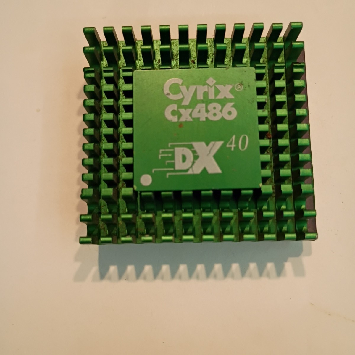 Cyrix Cx486 DX40 40MHz Cx486DX40 Socket PGA168 w Heat Sink Rare Vintage CPU