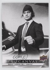 2022-23 Upper Deck Series 1 UD Canvas Black & White Vasily Podkolzin #C82 10el