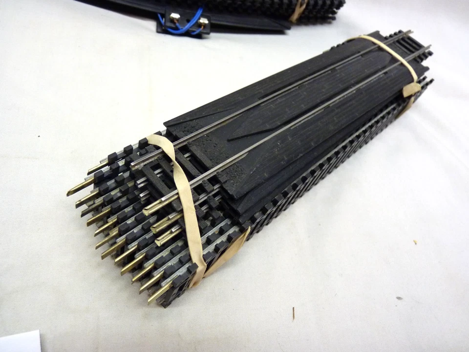 HUGE HO Brass Steel Track Lot - 40 Curve 57 Straight - Atlas Snap Tyco FAST SHIP - Image 4 of 4