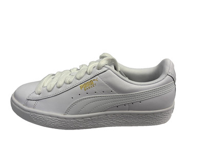 PUMA Basket Classic Damen Sneaker Turnschuhe Weiß UK 4 US 5 EU 37 Neu