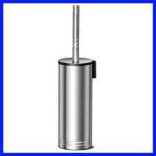 Toilet Brush and Holder Set Stainless Steel Deep Clean Bathroom