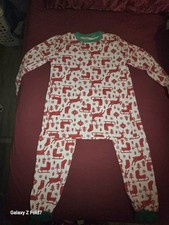 Carters Size M Christmas ADULT pjs