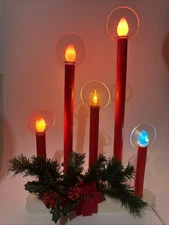 Vintage Noma 5 Lite Candolier Halo Candlabra No Box Working Euc