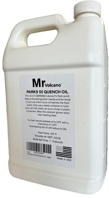 Mr Volcano Parks 50 Quench Oil for Heat Treating Steel and Knife Steel - 1 Ga...