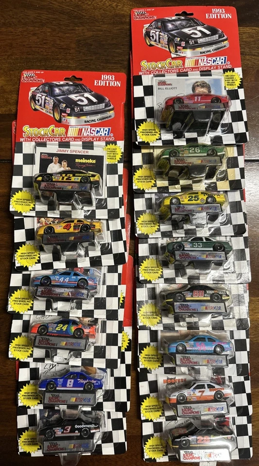1993 Campeões de Corrida Escala 1:64 NASCAR LOTE 20, 14 Diferenças, 6 Extras - Imagem 2 de 4