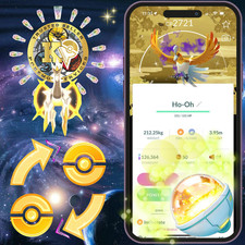 Pokémon PTC - TRADE GO - Shiny Ho-Oh - Backg...