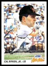Cal Ripken, Jr. 1992 Score #433 Baltimore Orioles FREE SHIPPING AutographDen