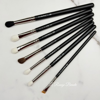 Mac 7Pcs Eyeshadow Brush Bundle Set - Full Size Old Version Natural Hair $280