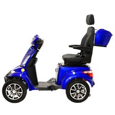  SENIOREN-MOBIL ELEKTRO-ROLLER 4-RAD 15KM/H 1KW 60V 20AH LITHIUM AKKU COC BLAU – Bild 2