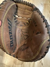 Mizuno MCL 2000 32" Baseball Catcher's Full Grain Leather Brown Mitt Glove