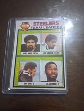 1979 Topps - STEELER Team Leaders Franco Harris, L.C. Greenwood, Tony Dungy