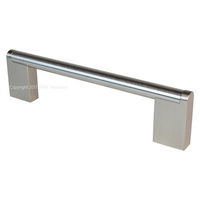 (10-Pack) Boss Bar Satin Nickel Stainless Steel Hafele Cabinet Drawer Pull 5  CC