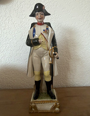 Vintage A J Uffrecht & Co Hand Painted Napoleon Porcelain Figurine