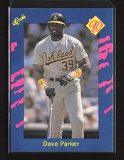 1990 Classic Blue #95 Dave Parker Oakland Athletics
