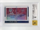 PATRICK MAHOMES JOE MONTANA 2021 PANINI ONE PLUS ONE BLUE AUTO /7 BGS 9 Q5328