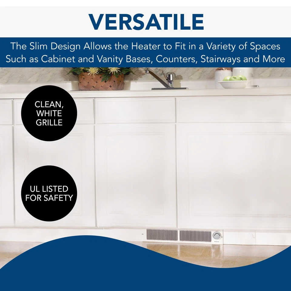 Broan-NuTone 112 Heater, Covers 150 sq. ft. at Factory Wired Voltage, White - Image 3 of 4