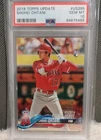 2018 TOPPS UPDATE #US285 SHOHEI OHTANI PSA 10