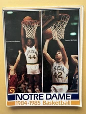 1984-85 NCAA Notre Dame Fighting Irish Mens Basketball 166 page (EX) Yearbook.