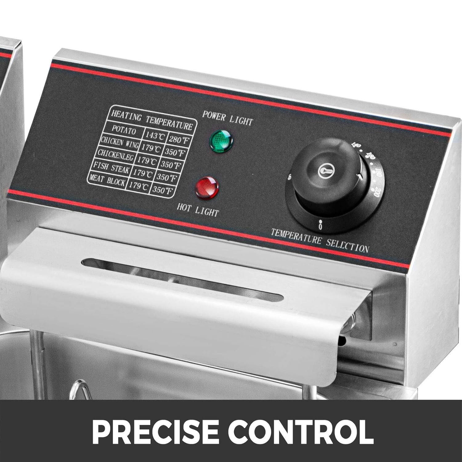 Friggitrice Doppia Professionale 12 Litri 5kW - Alta Performance - 3