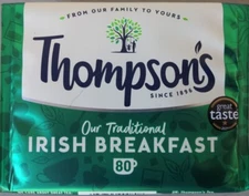 Thompson's Irish Breakfast 80 teabags (8.82oz) x 1 pack
