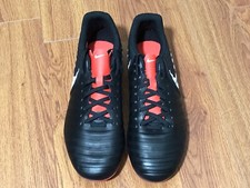 Mens Nike Tiempo Legend 7 Club FG Soccer Cleats Black/Red AO2597-006 Size 7.5