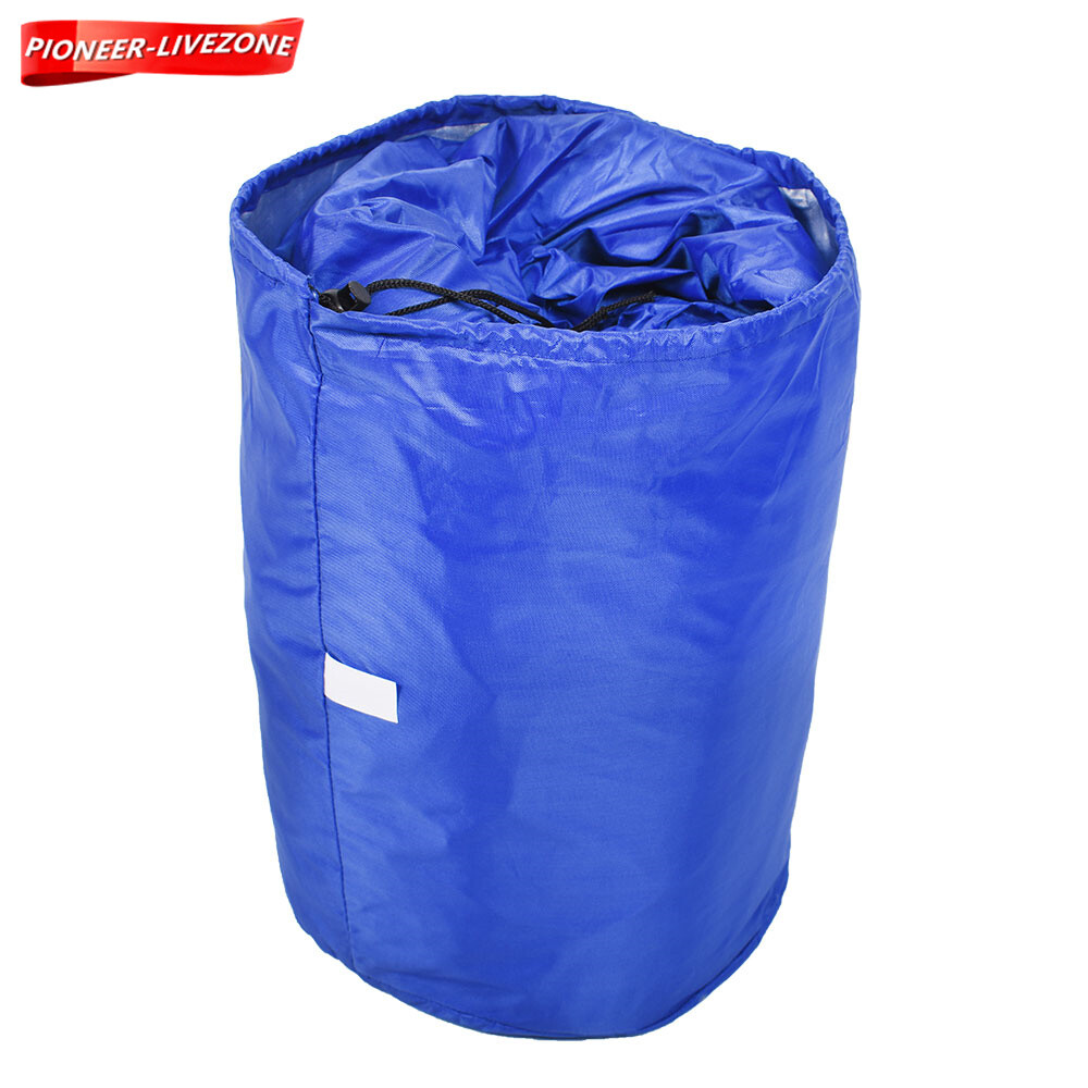 Dark Blue Boat Cover Waterproof Trailerable Fabric  210D V-hull 17-19 Ft