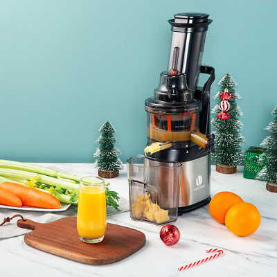 VENTRAY Cold Press Juicer with Reverse Function, BPA-Free Masticating Juicer