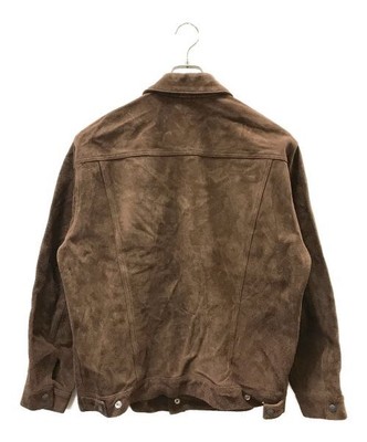 Wacko Maria Suede Leather Trucker Jacket Type1 Men