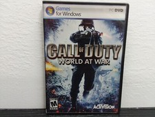 Call Of Duty  World At War Activision Games / Windows PC DVD Game