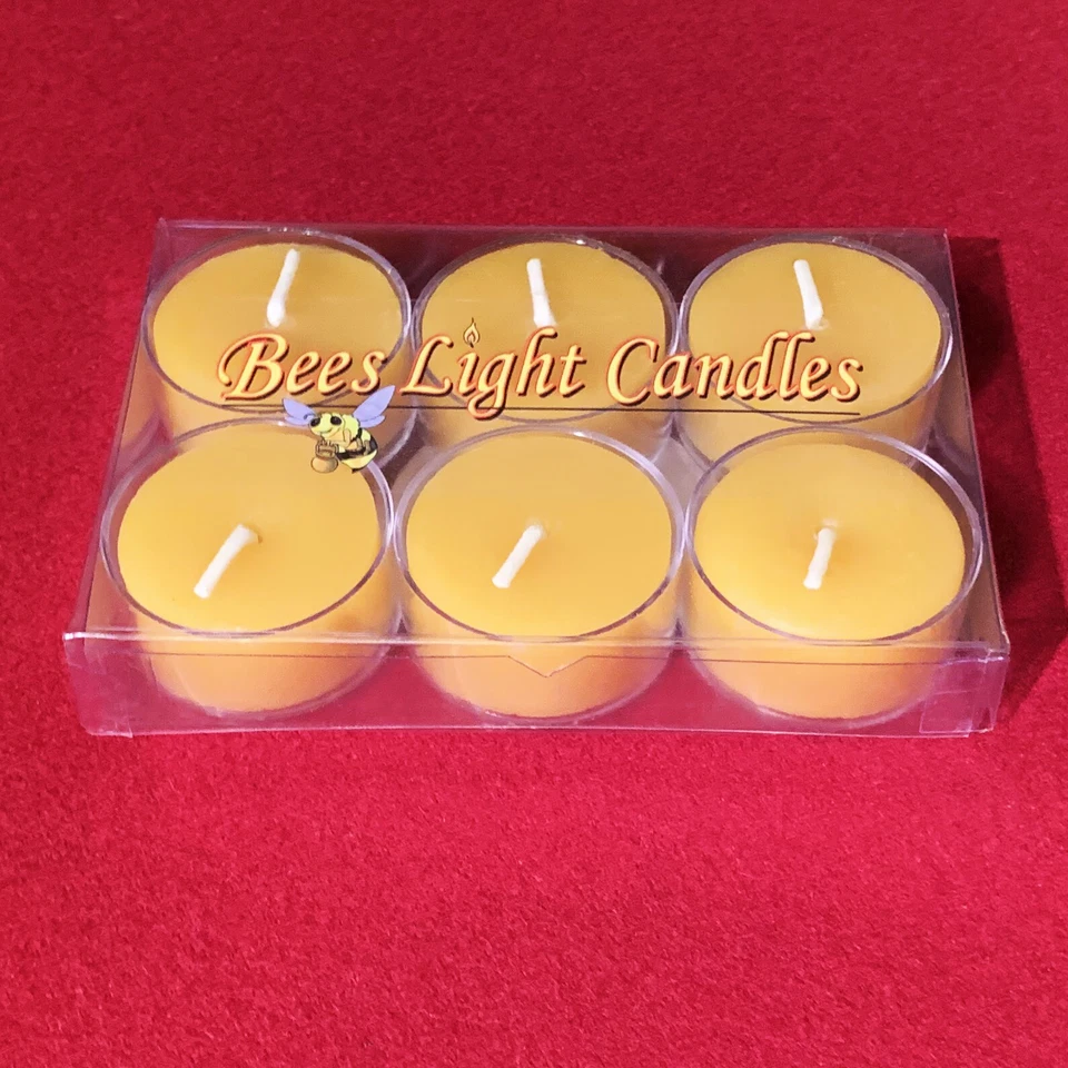 🐝 100% Beeswax Tealight Candles BULK USA Honey Tea Lights Bees Wax / Emergency - Image 4 of 4