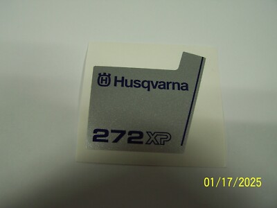 Husqvarna Chainsaw Side Cover Decal 272XP