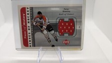 2002 Upper Deck Piece of History Heroes of Hockey Peter Stastny Jersey Card HH-P