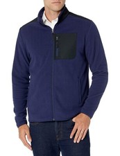 Mens Full Zip Fleece Jacket sz M