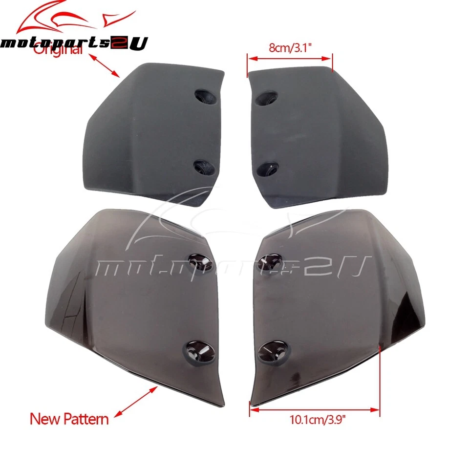 Par de parabrisas lateral ensanchado para Harley Pan America 1250 PA1250 PA1250S 2021-22 Foto 3 de 4