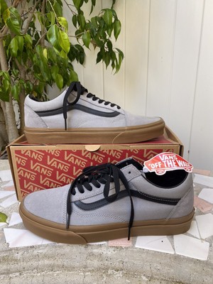 vans grey gum sole old skool