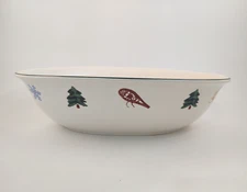 Pfaltzgraff Snow Bear 12" Oval Vegetable Serving Bowl