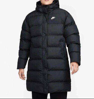 Nike Metro Puffer Therma-Fit Jacket (S) Parka Puffer Loose Hooded