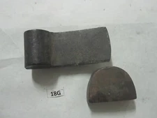 2 QTY Vintage Car Repair Body Anvil Iron Dolly 2lb 10 oz & 1lb 9oz