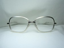 Morel luxury eyeglasses Aviator oval square Platinum plated frames NOS vintage