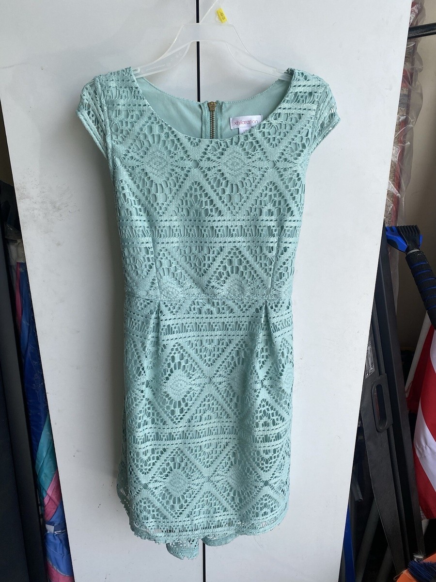 Xhilaration Girls Mint Lace Dress - size 10/12 Large Xhilaration Girls Mint Lace Dress - size 10/12 Large