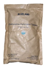 Blueland Dishwasher Detergent, Fragrance Free, 60 Tablets, Net Wt. 14.2 oz./402g