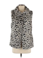 Dylan Women Gray Faux Fur Vest S