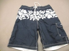 SPEEDO Size L Mens Multicolor Stretch Waist Drawstring Lined Swimming Shorts 061