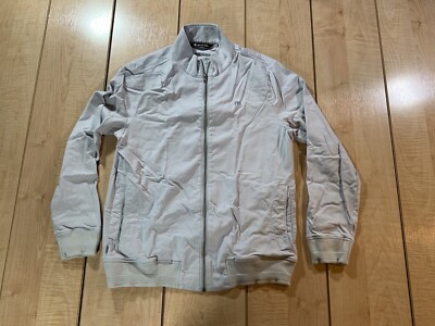 Travis Matthew Gray Full Zip  Zip Up Jacket Medium Cotton Blend