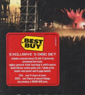 Pink Floyd David Gilmour Live in Gdansk 5-disc 3 CD 2 DVD Limited