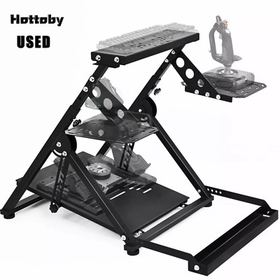 Used -Hottoby Flight Racing Sim Cockpit Fit Logitech G29 G920 G923  Thrustmaster