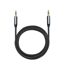 Nylon Braided 3.5mm Male to Male Audio AUX Cable for Guitar Instrument Car Stere